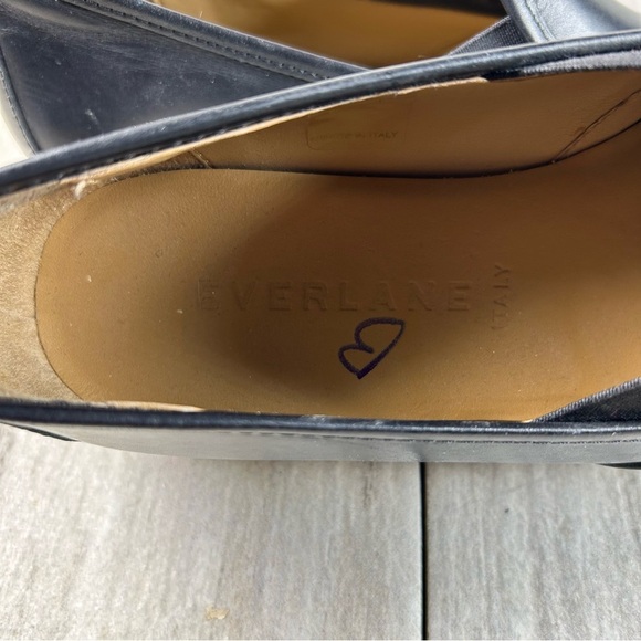 Everlane The Leather Street Shoe Pointed Slip On Black Sneaker Women's Size 7.5 - Picture 10 of 10